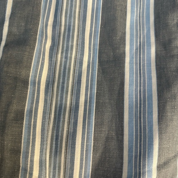 See By Chloe Striped Cotton And Linen-blend Straight-leg Pants (17) - Picture 8 of 9